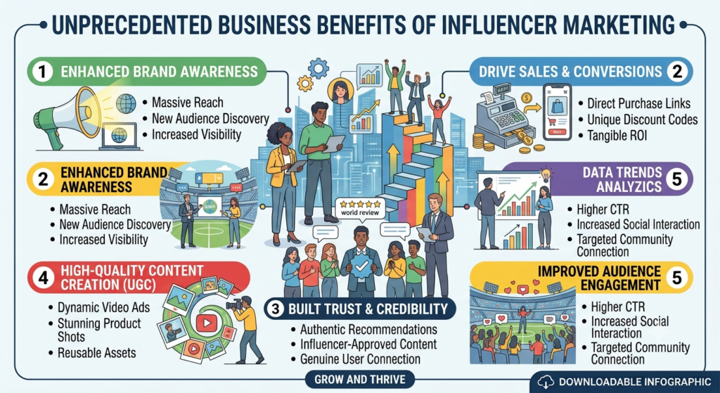 BENEFITS OF INFLUENCER